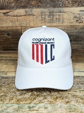 Major League Cricket Cognizant Strapback White Hat Cap