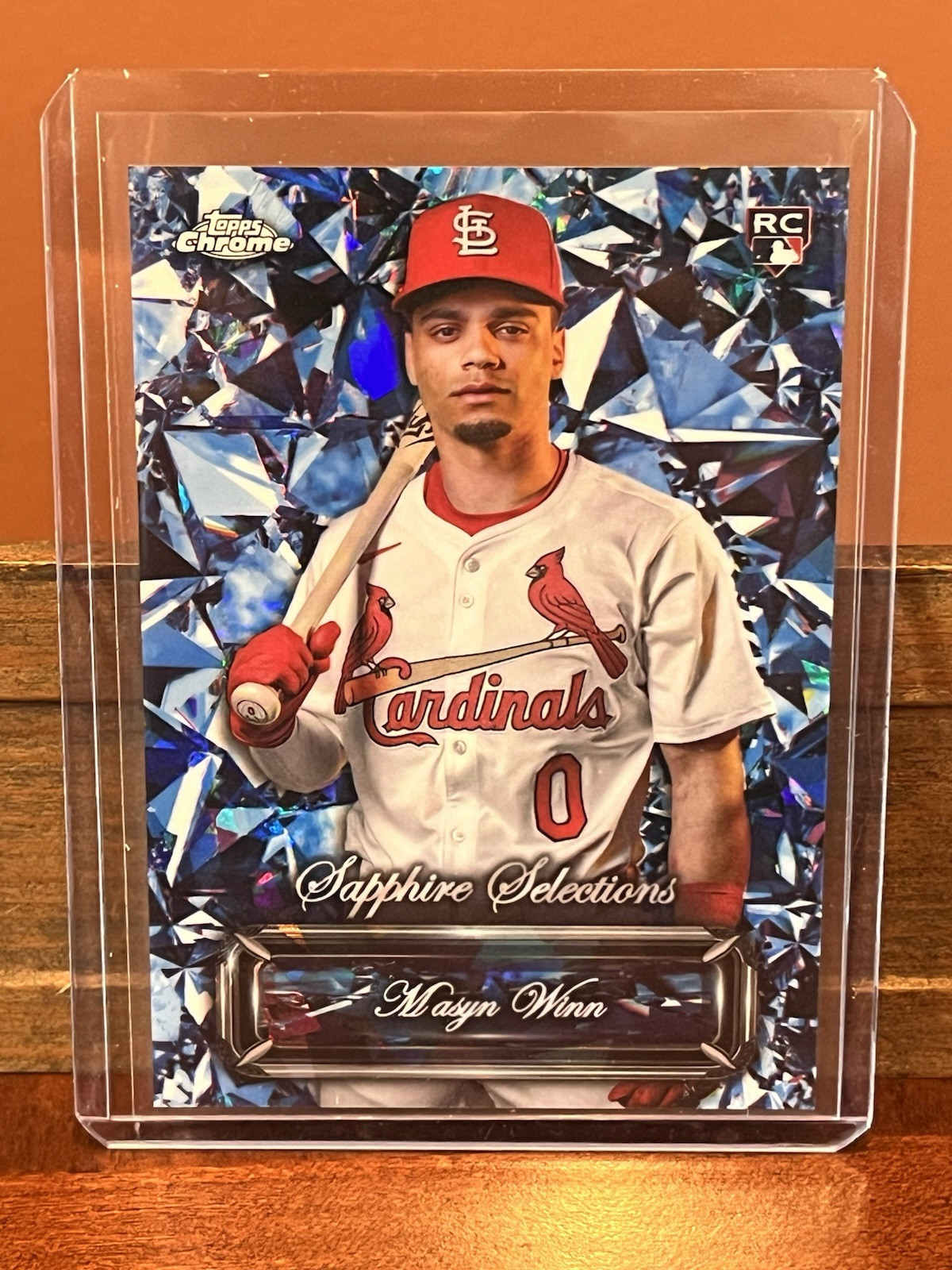 2024 Topps Chrome Sapphire Update Masyn Winn RC Sapphire Selections SP