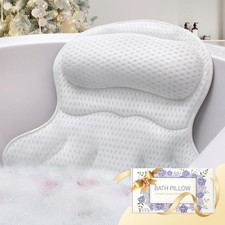 Bath Pillow Luxury Bathtub Pillow, Extra Soft  Comfortable Bath Pillows for Tub