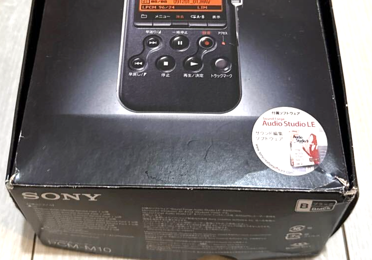 Sony PCM-M10 Portable 96 kHz/24-bit Digital Recorder - Black for