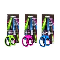 Donau 7922102-99 Bastelschere Neon Softgriff, 17 Cm, Sortiert