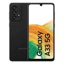 Samsung Galaxy A33 5G 128GB Dual SIM Black 6.4” Unlocked Smartphone Pristine A+