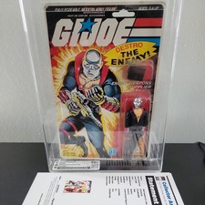 1983 Vintage G.I. GI Joe ARAH Cobra Destro v1 Figure CAS 70+ Preserved Not afa