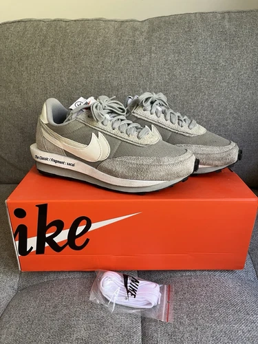 Nike x Sacai x Fragment LD Waffle SF Grey - Größe 10