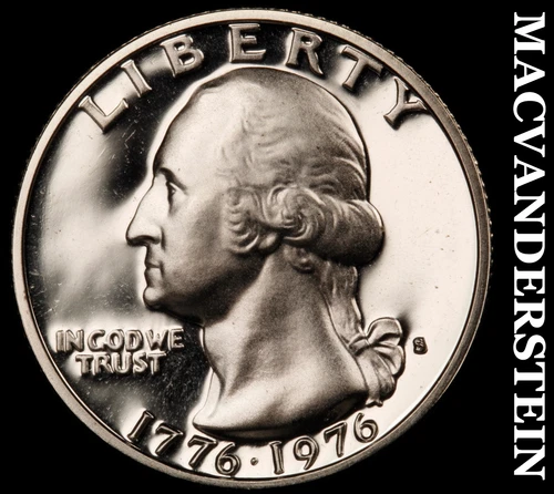 1976-S Silver Washington Quarter - Choice Gem Proof  Lustrous  #G9428