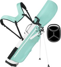Lightweight Golf Stand Bag, 4-Way Full-Length Dividers, Holds Up to 10 Clubs