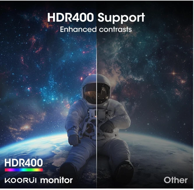 34 Inch Ultrawide Curved Gaming Monitor, 165Hz, WQHD 1440P, 1000R, MPRT 1MS - Image 4 of 4