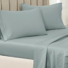 100 Egyptian Cotton 650 Thread Count, Standard 2-Piece Pillowcase Set, Singl...