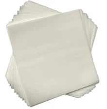 Paper Silicone Sheets Coated for DTF- Sublimation Heat Press Transfer (25count)