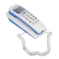 Corded Phone, /DTMF Caller ID Telephone Wall-Mounted Fixed Corded Phone Desk ...