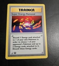 Super Energy Removal 79/102 Base Shadowless 1° Edizione Carta Pokémon Tcg