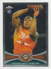 Rishard Matthews RC - Miami (NFL Football Card) 2012 Topps Chrome # 204 - Mint