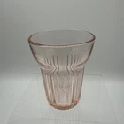 Vintage Pink Queen Mary Tumbler Juice Depression Glass 3.5" 5 OZ Mid Century