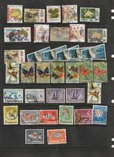 STAMPS FROM MALAYSIA & SINGAPORE USED