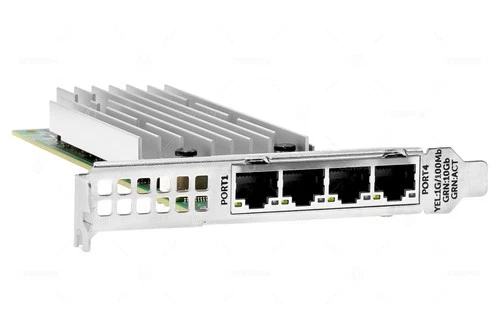 33M0K  DELL QLOGIC FASTLINQ 41164 QUAD PORT 10Gb RJ-45 NETWORK ADAPTER