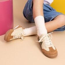 Boys Girls Sneakers Foldable Back Retro Casual Tennis Lightweight Walking Shoes