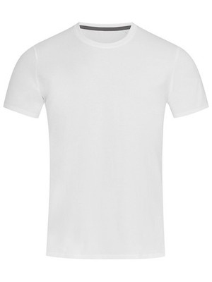 STEDMAN CLIVE CREW NECK T-Shirt Herren Baumwolle Kurzarm ST9600 WHITE
