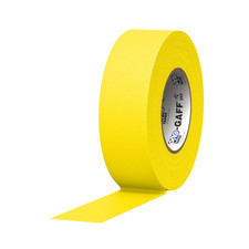 Pro Tapes Premium Grade Gaffer Tape PRO-Gaff : 2 in. x 55 yds. Yellow 