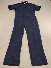 Vintage Walls Coveralls Blue Workwear 42R USA Made Mechanic