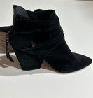 Splendid Booties Block Naomi Black Suede Boots Size 8.5 — photo 8