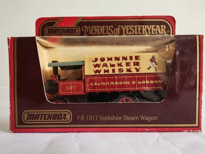 Matchbox Models Of Yesteryear 1917 Yorkshire Steam Wagon - JOHNNIE WALKER WHISKY