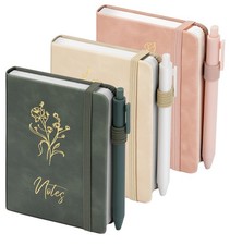 3 Pack Pocket Journaling Notebooks, A6 Small Notebook Total 360 Pages Journal...