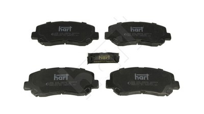 Vorderachse HART 256 539 Bremsbelagsatz, Scheibenbremse für MAZDA