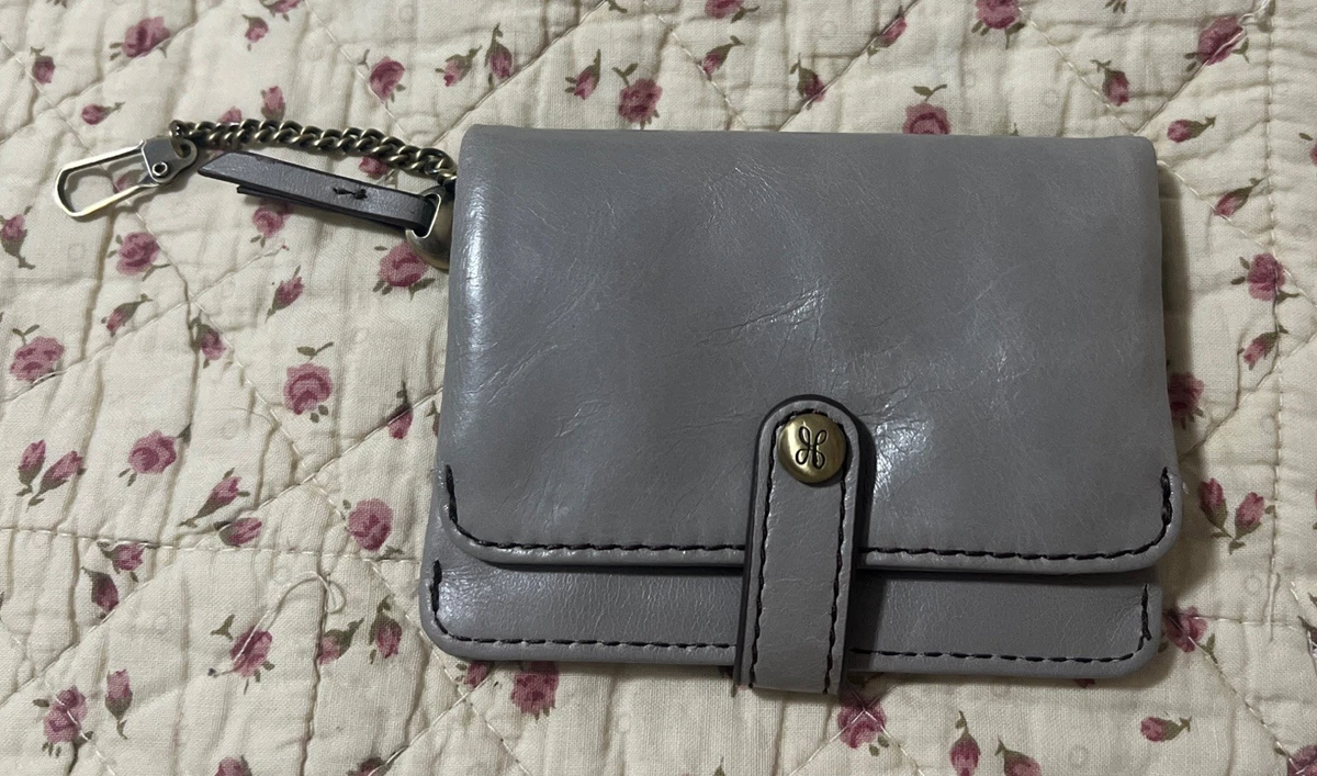Hobo International Clutch Bags for Women for sale - eBay VINTAGE HOBO INTERNATIONAL Grey Patent Leather Zip around clutch w/ Handle main image 1