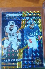 2025 Panini Mosaic  Carbon Copy Micah Parsons Abdul Carter Mosaic Prizm /10 (RC)
