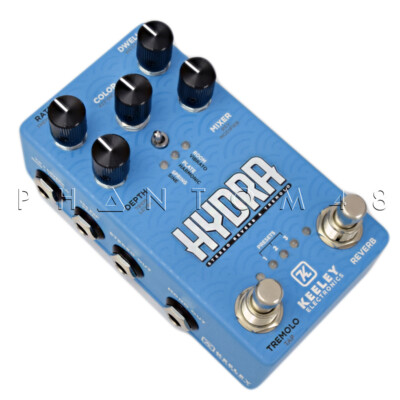 Keeley Hydra Stereo Reverb & Tremolo Effect Pedal for sale online