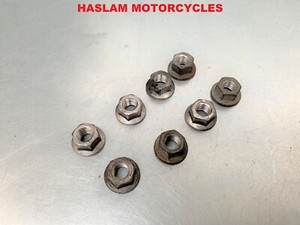 kawasaki ninja h2 sx auspuff down pipe muttern 2018 bis 2021 original