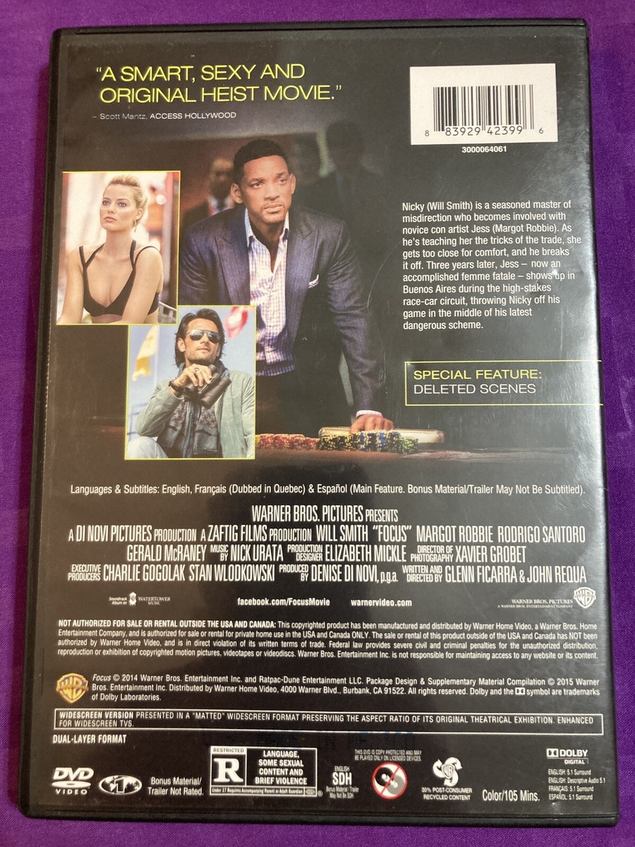 Focus (DVD, 2015) 883929423996| eBay
