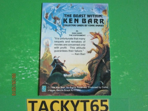 THE BEAST WITHIN: KEN BARR 1994 SINGLE CARD(S) NEW YOU CHOOSE - Picture 70 of 110