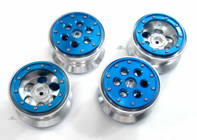 Alloy 2.2''Beadlock Weighted Build-in Wheel Fit Tamiya Land Cruiser CR01 CR-01