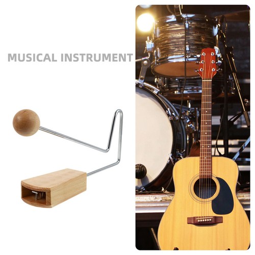 Orff Holz Vibraslap Musikinstrument Kinder Holzball Vibraslap Hörtraining - Bild 6 von 12