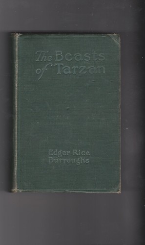 THE BEASTS OF TARZAN EDGAR RICE BURROUGHS 1ST REPRINT EDITION MARCH 1916 - Foto 2 di 16