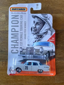 1st Female Grand Prix winner: Ewy Rosqvist:Touring matchbox car, Mercedes-Benz | eBay