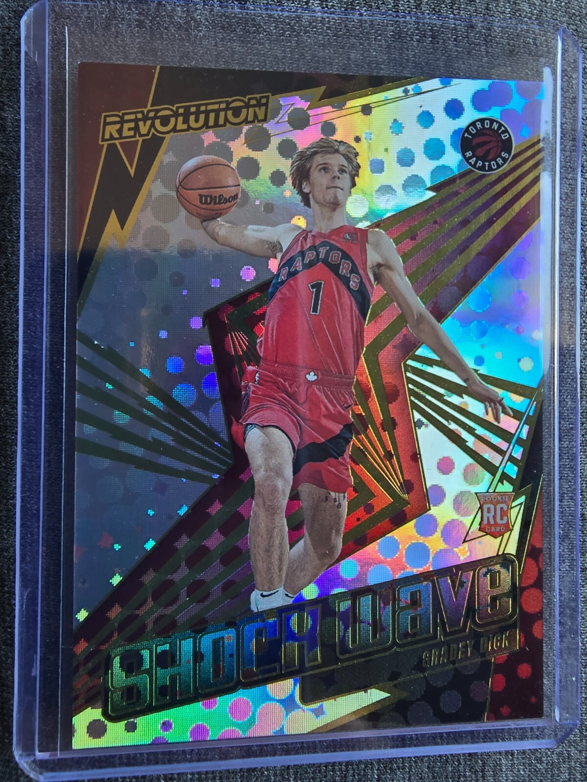 2023-24 Panini Revolution - Shock Wave #12 Gradey Dick (RC)