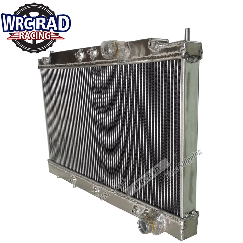 2-Row Aluminum Radiator for Mitsubishi Eclipse/Eagle Talon/Laser 1990-1994 91 MT - Image 3 of 4