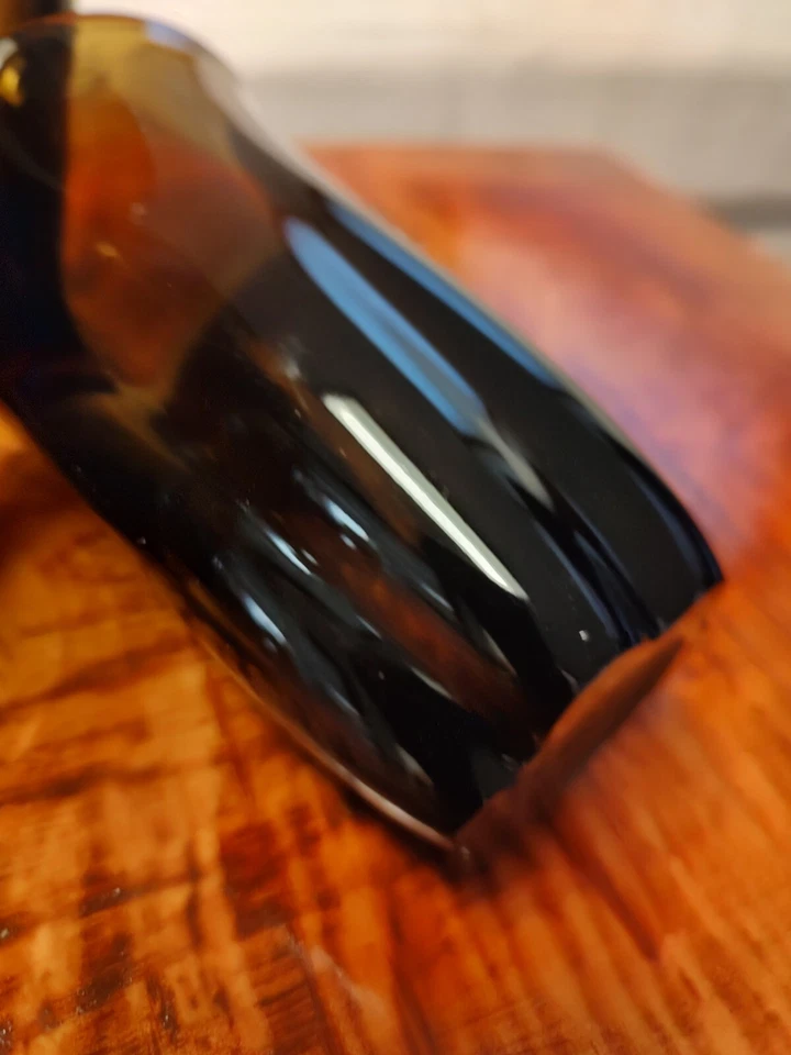 Set 10 Heavy Brown Drinking Glasses Tumblers Art Glass - Image 4 of 4