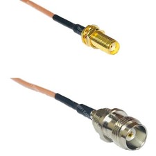 RG316 SMA Female Long to TNC FEMALE RF Cable Rapid-SHIP LOT