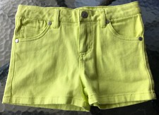 Hartstrings Girls Size 5 Jean Shorts Yellow