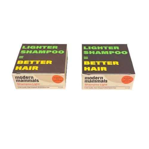2x Modern Mammals Shampoo Light • 2.04 oz • Lighter Hair = Better Hair • Vegan