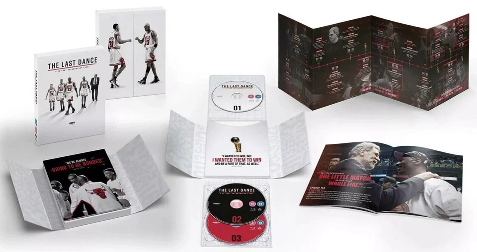The Last Dance Boxset Bluray SEALED Michael Jordan Chicago Bulls NBA basketball - Image 3 of 4