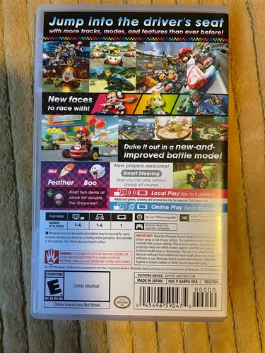 Mario Kart 8 Deluxe Caja Original Estuche Repuesto Nintendo Switch - Imagen 2 de 3