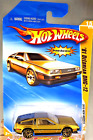 2010 Hot Wheels #15 New Models 15/44 '81 Delorean Dmc-12 Gold Variation w/10Sp