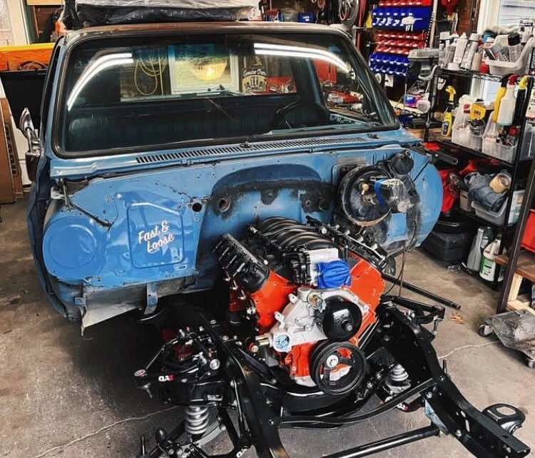 73-87 CHEVY GMC SQUAREBODY TRUCK K5 BLAZER A/C DELETE PANEL PLATE BLOWER COVER  - Image 4 of 4