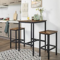 Bartisch Hoher Stehtisch KüChentisch Rednerpult Mit Stabilem Stahlgestel LBT25X