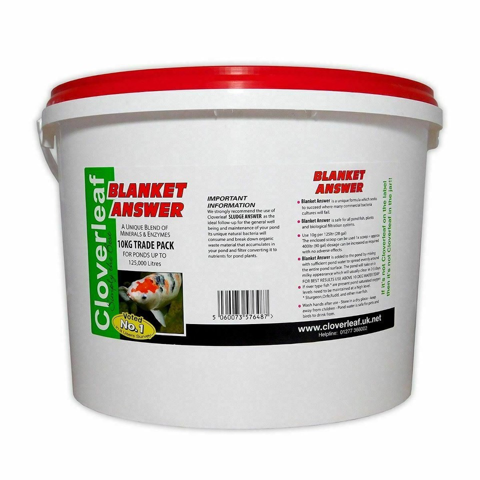 Cloverleaf Blanket Answer 200g 800g 2kg 4kg 10kg Pond Blanketweed