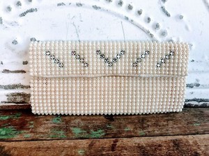 beaded envelope clutch